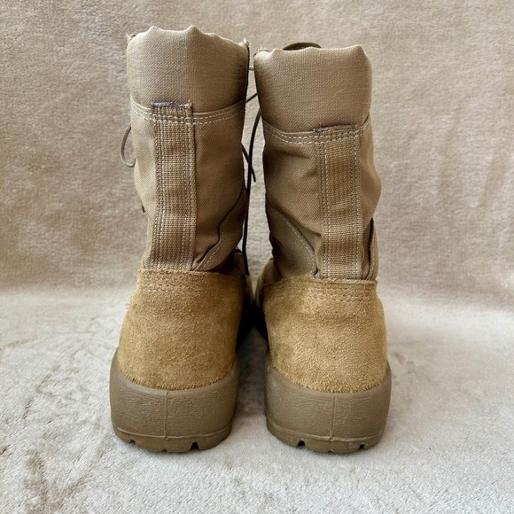McRae Mens 10R Hot Weather Boots Coyote Brown Military Tactical Combat Boots - Picture 5 of 8